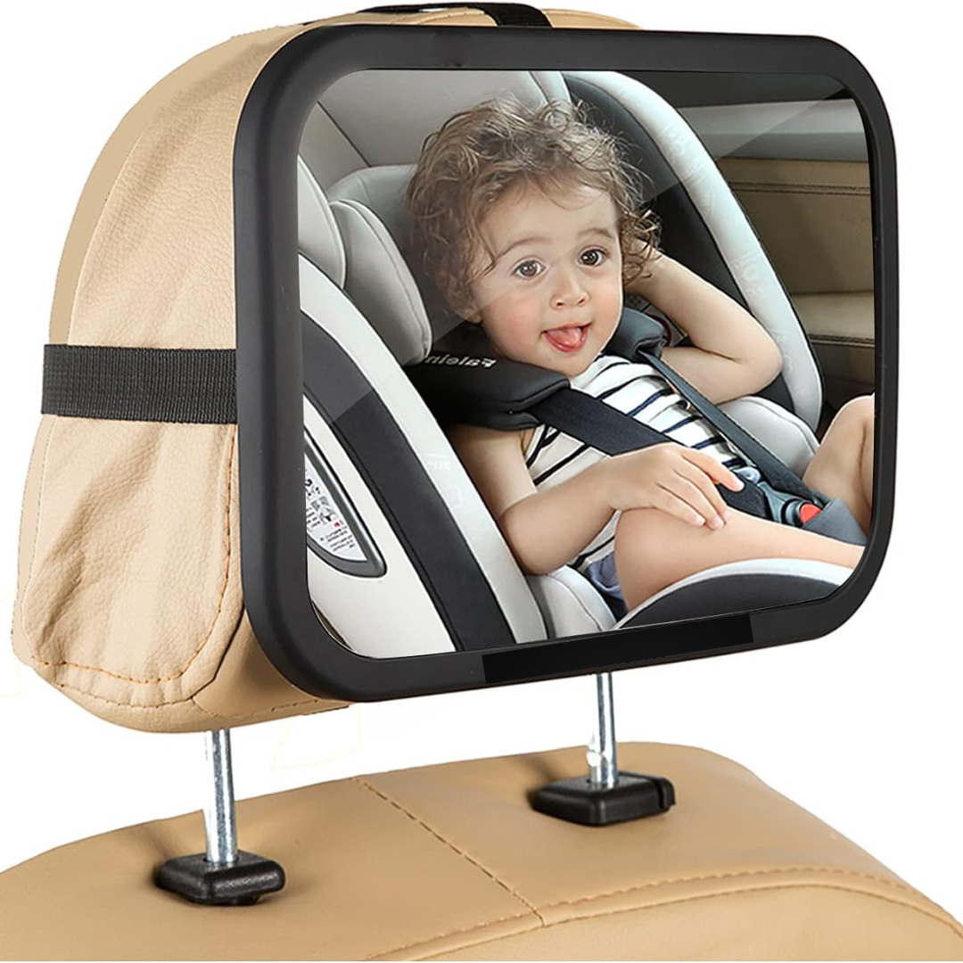 Hommyx Premium Backseat Baby Car Mirror (Bundle)