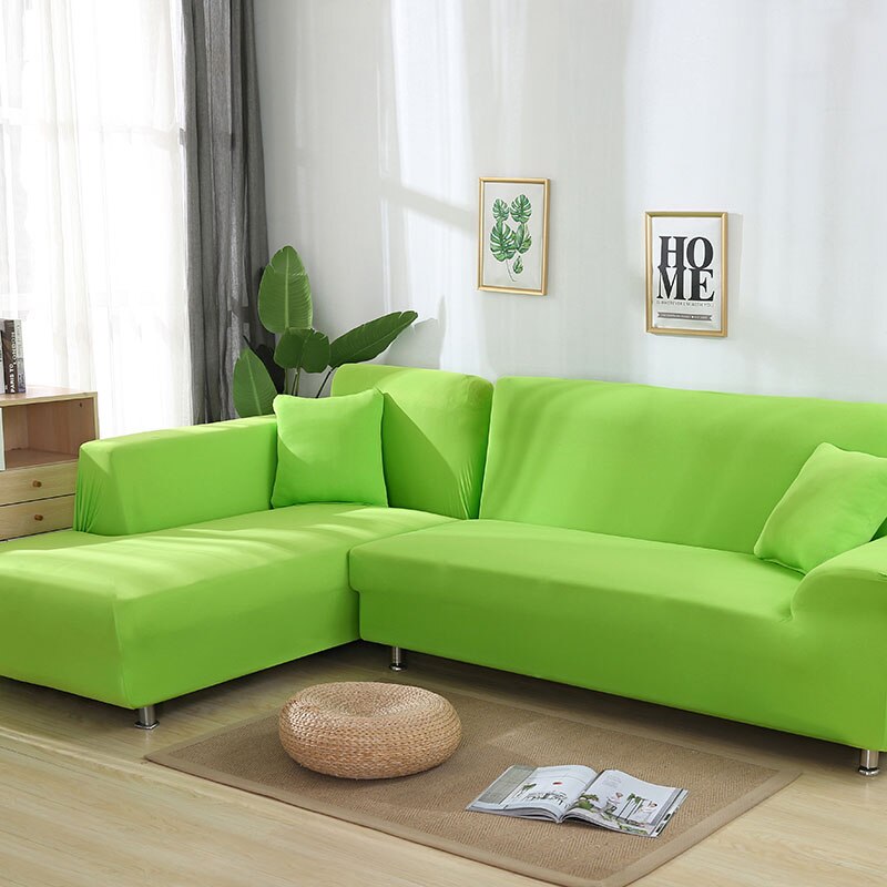 CozyFit - One Piece Solid Stretchable Sofa Cover