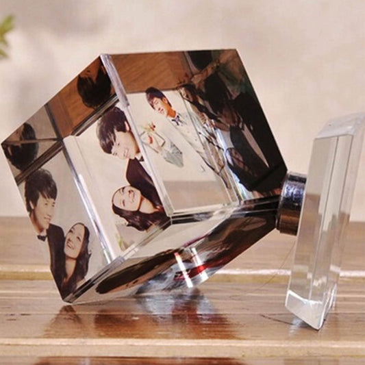 Personalized Photo Cube Crystal
