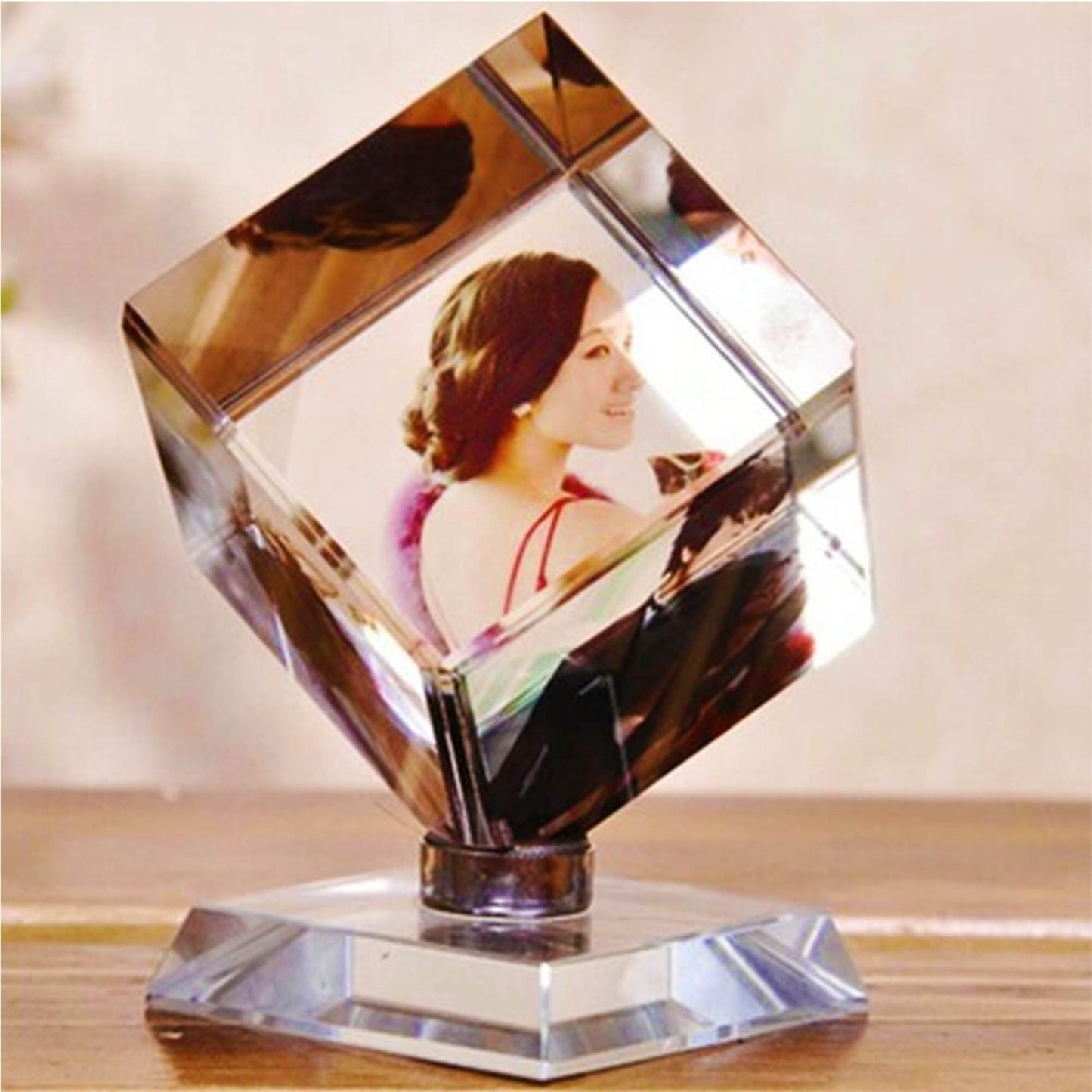 Personalized Photo Cube Crystal