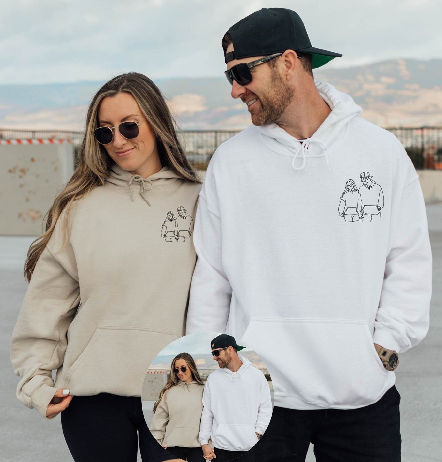 Personalized Couples Sweatshirt/Hoodie