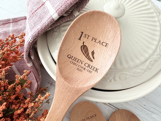 Personalized wooden spoon and Board