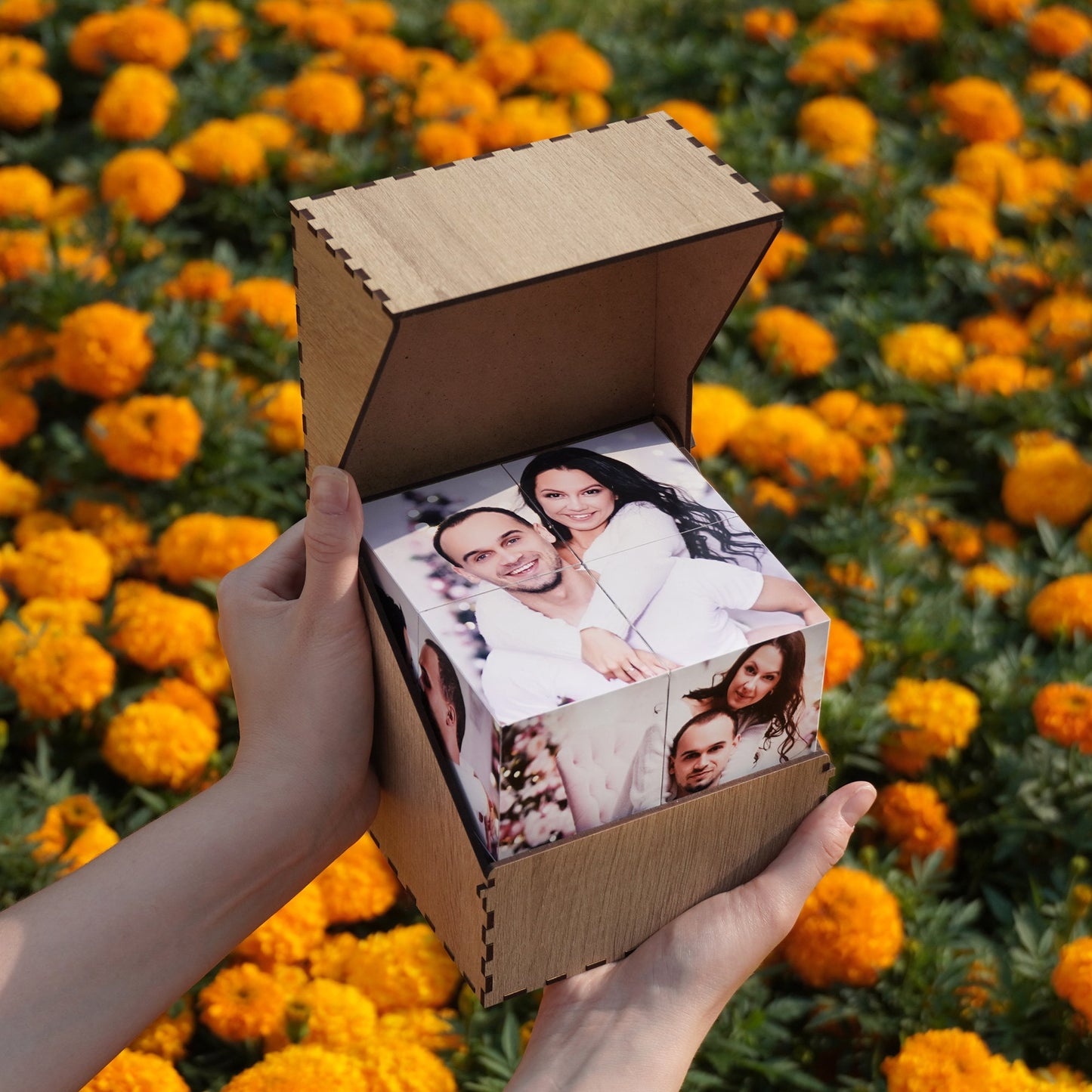 Personalized Photo Cube - Style 1