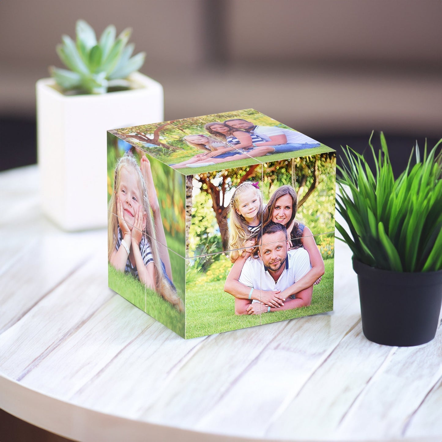 Personalized Photo Cube - Style 1