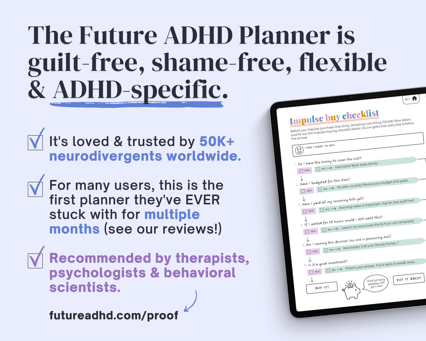 ADHD Digital Planner (made by an ADHDer) for iPad