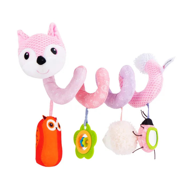 Hommyx Spiral Caterpillar Fox Toy for Baby Gear